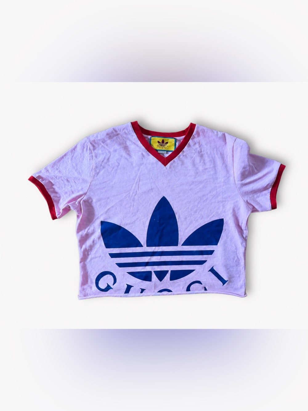 Adidas x Gucci Cropped T-Shirt